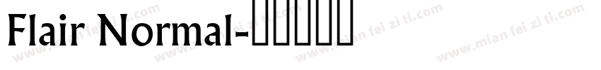 Flair Normal字体转换